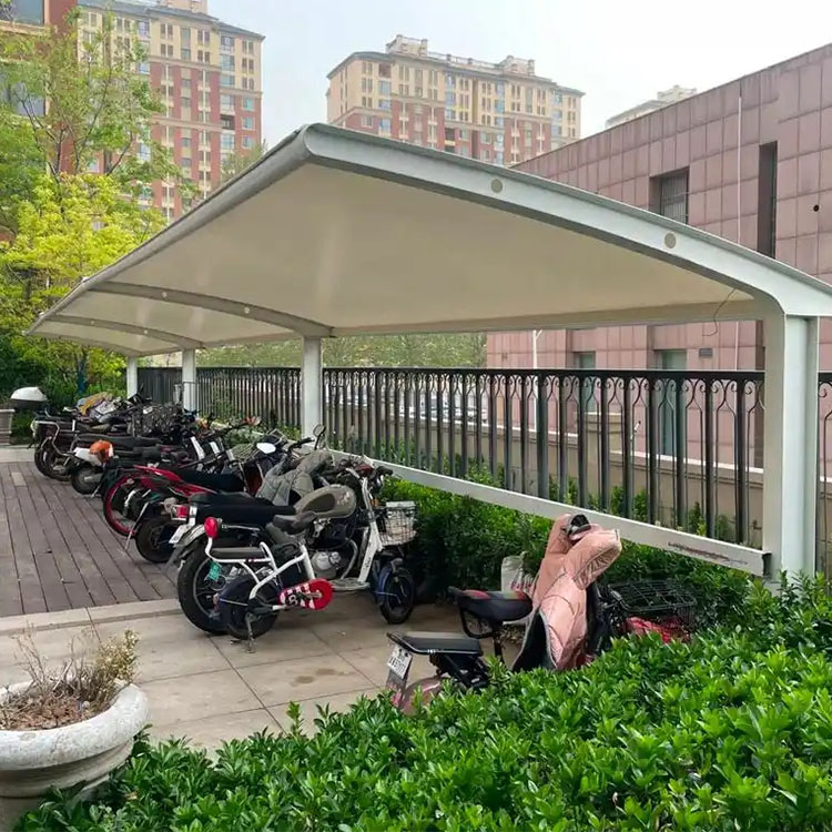 隆安县膜结构电动车棚